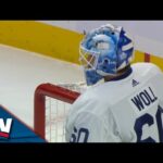 Maple Leafs' Joseph Woll FLASHES The Leather To Rob Vladimir Tarasenko Of Sure Goal