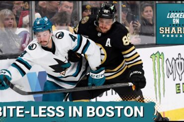 San Jose Sharks Bite-Less In Boston As The Fall To Bruins 3-0