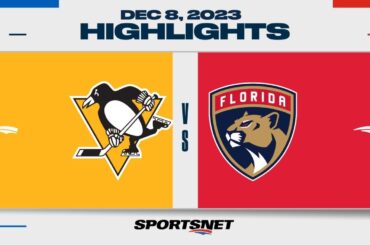 NHL Highlights |  Penguins vs. Panthers - December 8, 2023