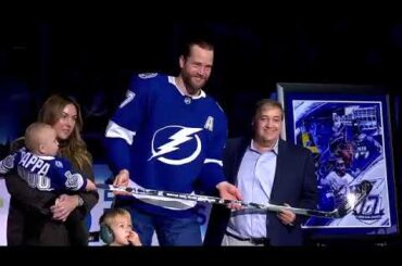 Victor Hedman 1000 Game Ceremony