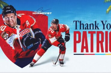 Florida Panthers Honor Patric Hornqvist's Retirement