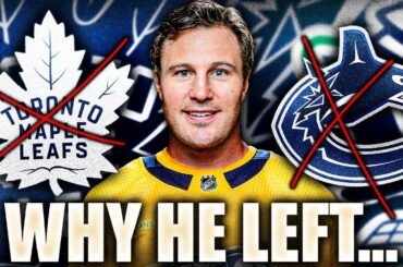 WHY LUKE SCHENN LEFT TORONTO… REASON REVEALED (Maple Leafs, Canucks, Nashville Predators News 2023)