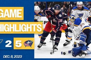 Game Highlights: Blue Jackets 5, Blues 2