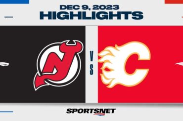 NHL Highlights | Devils vs. Flames - December 9, 2023