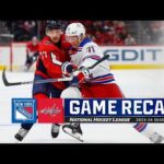 Rangers @ Capitals 12/9 | NHL highlights 2023