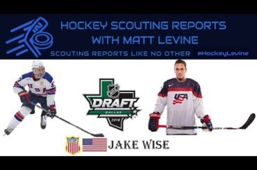 Elite Transition Game? | Jake Wise 2018 NHL Draft Scouting Report