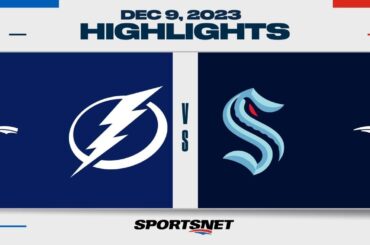 NHL Highlights | Lightning vs. Kraken - December 9, 2023