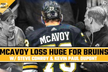 McAvoy Loss Huge for Bruins w/ Steve Conroy & Kevin Paul Dupont | Pucks with Haggs