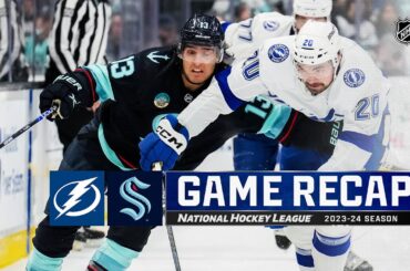 Lightning @ Kraken 12/9 | NHL Highlights 2023