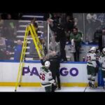 NHL hockey fight - Dakota Joshua(Canucks) vs. Jake Middleton(Wild)