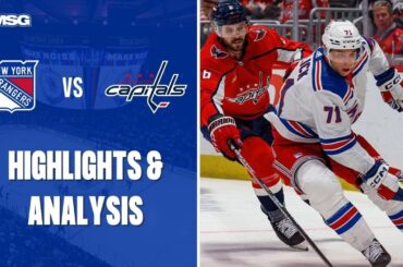 Caps Shut Out Rangers, New York Drops Consecutive Games First Time This Season | New York Rangers