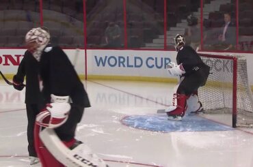 Gotta See It: Price making saves during Team Canada skate