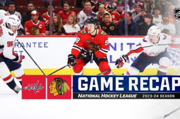 Capitals @ Blackhawks 12/10 | NHL Highlights 2023