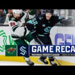 Wild @ Kraken 12/10 | NHL highlights 2023