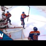 Oilers' Connor McDavid Scores On Wide-Open Net As Akira Schmid Gets Caught In No-Man's Land