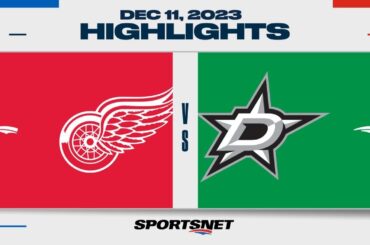 NHL Highlights | Red Wings vs. Stars - December 11, 2023