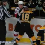 Zack Smith vs Nathan Horton Apr 9, 2011