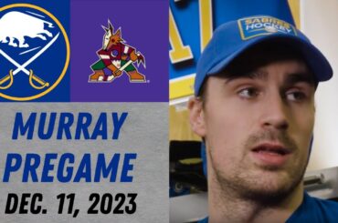 Brett Murray Pregame Interview vs Arizona Coyotes (12/11/2023)