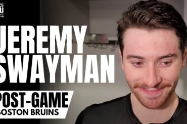 Jeremy Swayman Jokes About "Eating S**t" vs. Dallas & Trying to Keep Up With Linus Ullmark's Stats