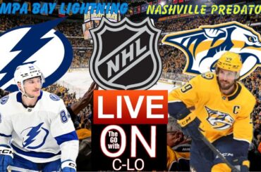 🔴Nashville Predators Vs. Tampa Bay Lightning In Exciting LIVE NHL Hockey Action!