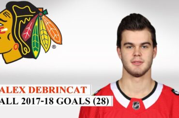 Alex DeBrincat (#12) All 28 Goals of the 2017-18 NHL Season