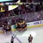 98.5 The Sports Hub's Dave Goucher calls Patrice Bergeron's series-winning OT goal