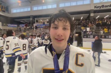 Ben Rosenberg scores the game winner in OT for Pelham to win the #NYSPHSAA D-2 state championship.