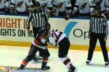 Cam Janssen vs Trevor Gillies Round 2 Sep 24, 2011