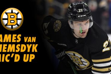 Best Of James van Riemsdyk's Mic'd Up Moments During Bruins 5-3 Win Over Coyotes
