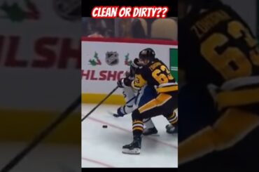 Clean or Dirty? Penguins Zohorna on Maple Leafs Lagesson #hockey