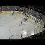 Ryder Korczak of the Hartford Wolf Pack scores vs. the Laval Rocket 12/8/23