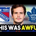 New York Rangers LOSE BIG Against Toronto Maple Leafs!