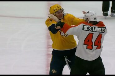 Nicolas Deslauriers Drops The Gloves With Jeremy Lauzon After Big Hit On Owen Tippett