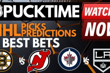 NHL Predictions, Picks & Odds | Bruins vs Devils | Jets vs Kings | PuckTime Dec 13