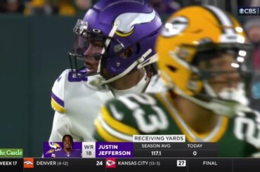 Justin Jefferson vs Jaire Alexander (2022 wk 17) | WR vs CB Matchup