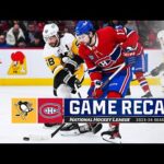 Penguins @ Canadiens 12/13 | NHL highlights 2023