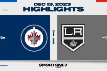 NHL Highlights | Jets vs. Kings - December 13, 2023