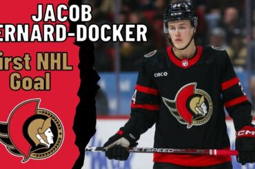 Jacob Bernard-Docker #24 (Ottawa Senators) first NHL goal Dec 7, 2023