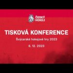 Nominační tisková konference národního týmu před Švýcarskými hokejovými hrami 6. 12. 2023 od 13:00