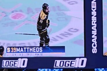 Stelio Mattheos gör 4-1 mot Mora 2023-12-08