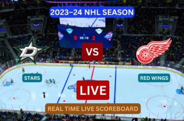 Dallas Stars vs Detroit Red Wings LIVE Score UPDATE Today Hockey 2023-24 NHL Season Dec 11 2023