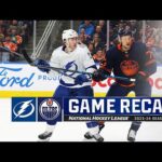 Lightning @ Oilers 12/14 | NHL highlights 2023