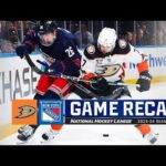 Ducks @ Rangers 12/15 | NHL Highlights 2023