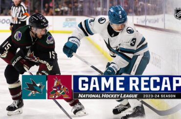 Sharks @ Coyotes 12/15 | NHL Highlights 2023