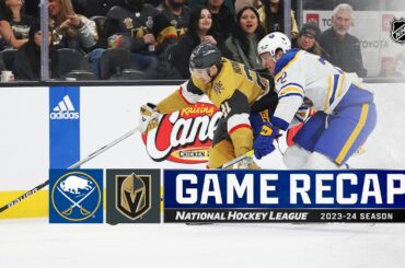 Sabres @ Golden Knights 12/15 | NHL Highlights 2023