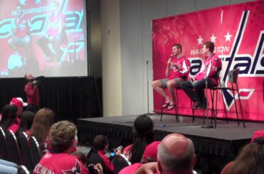 Karl Alzner and John Carlson Explain the Weirdest Thing They've Ever Signed at the Caps Convention