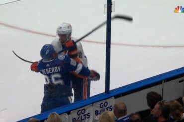 Brock Nelson High Sticking Penalty Against Nikita Kucherov