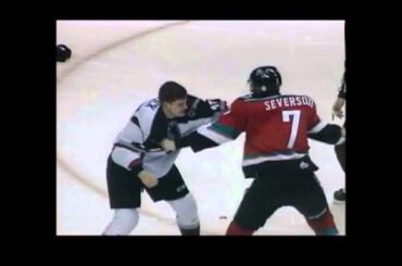 Damon Severson vs Jackson Houck Mar 1, 2014