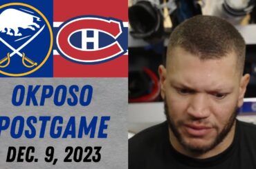 Kyle Okposo Postgame Interview vs Montreal Canadiens (12/9/2023)