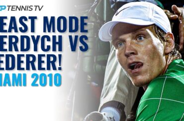 BEAST MODE BERDYCH! Tomas Berdych EPIC Finish To Defeat Federer In Miami 2010